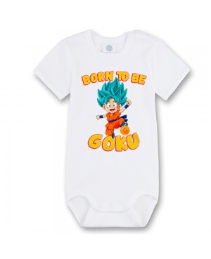 Body Bébé Born to be Goku Super Sayan God - Cadeau Dragon Ball